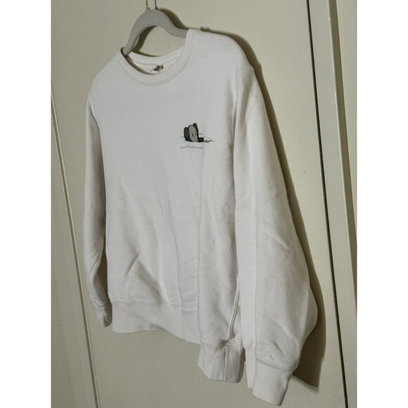 Uniqlo x Kaws UT Phaidon Beige Sweatshirt Long Sleeve Size 150 Boy Girl - Picture 4 of 12